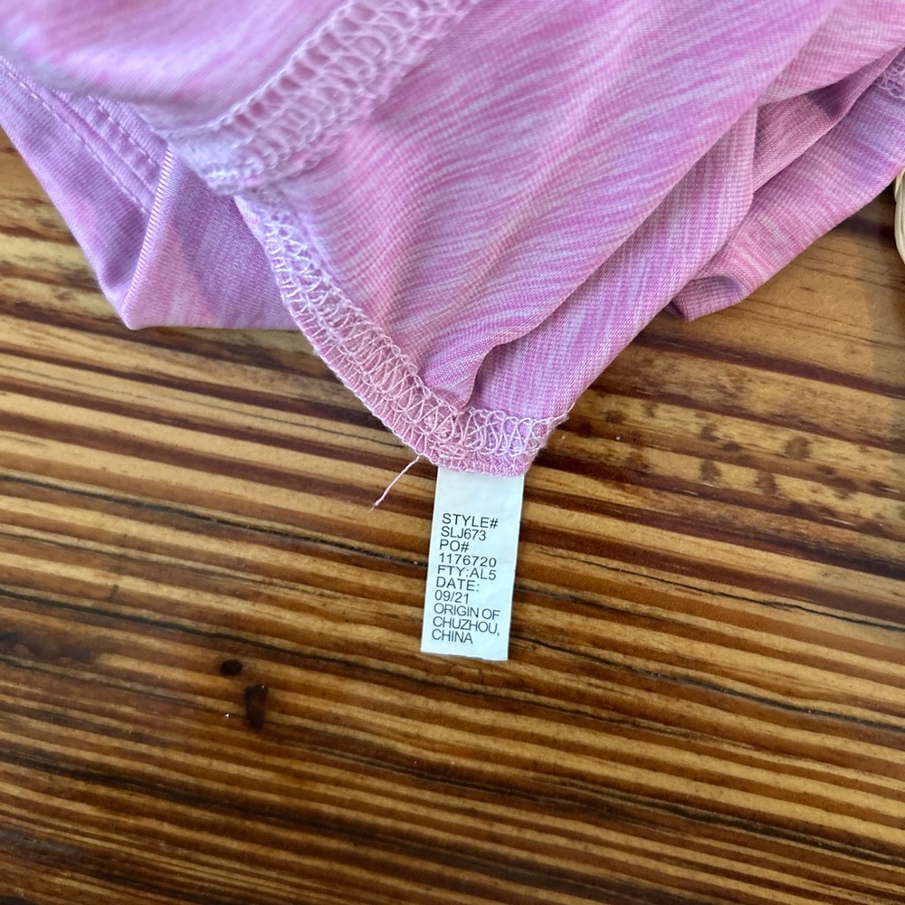 Salt Life Women's Light Pink/Purple Quarter-Zip Sweatshirt - Picture 4 of 4